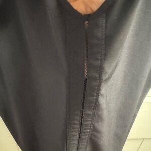 Athleta XL Elegant Black V-Neck Blouse